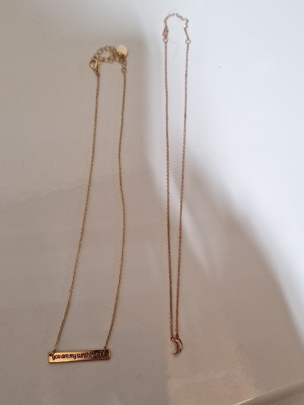 Gold Tone 'You Are My Sunshine' Bar Necklace - Women Jewelry